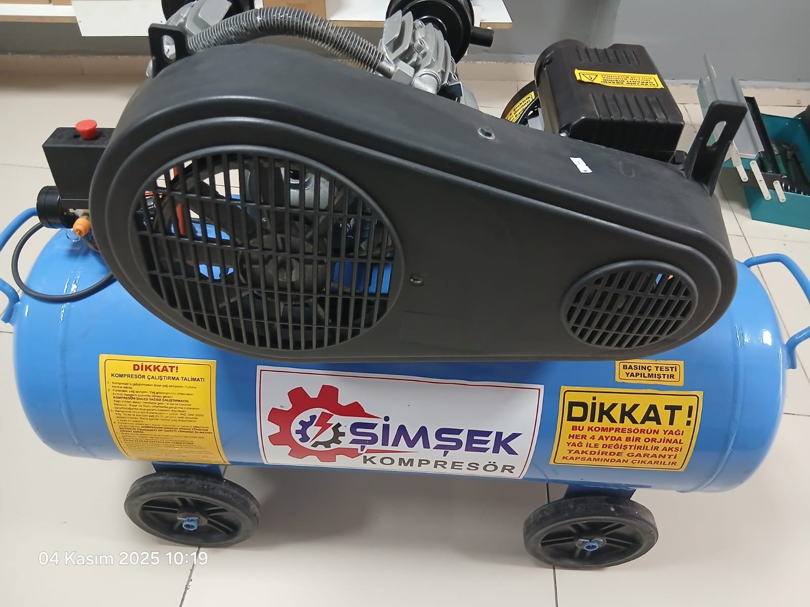 120 Litre Kompresör Döküm Kafa 2x55