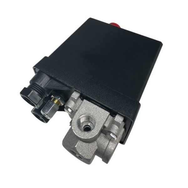 Kompresör Otomatiği 380 volt 3 yollu BS108 NEMA BASINÇ ŞARTELİ TİRİFAZ 3/8 DİŞ - Görsel 3