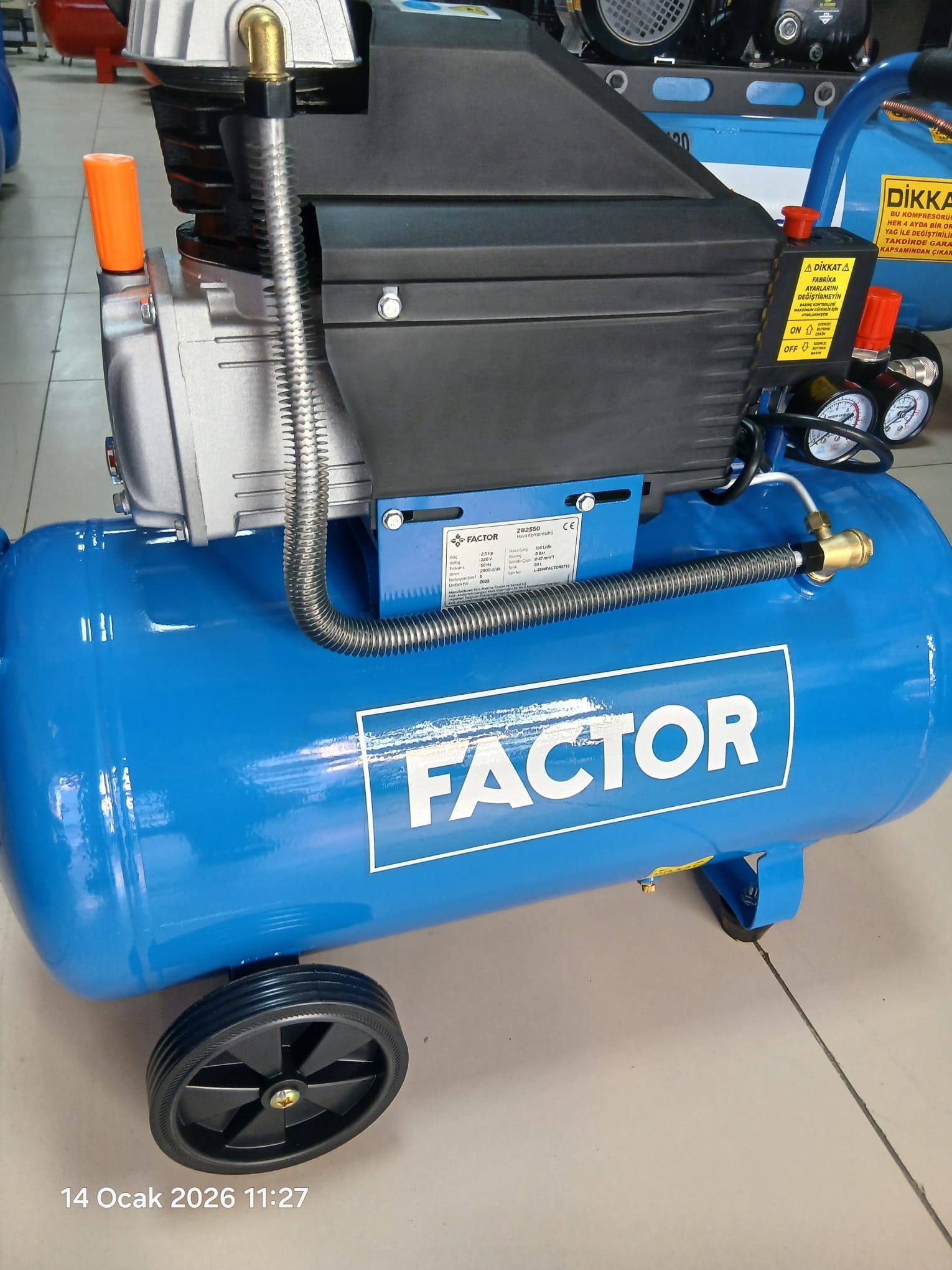 50 litre hava kompresör